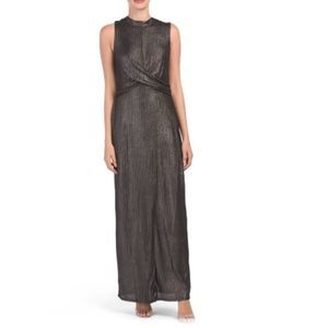 Wrap front Maxi Dress